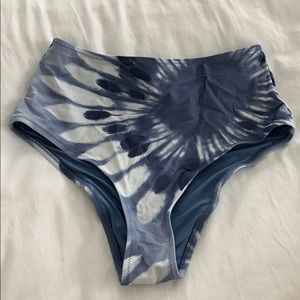 Tie dye bikini bottom